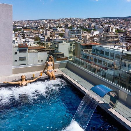 Onoma Hotel سالونيك المظهر الخارجي الصورة Rooftop pool at the Hilton Athens