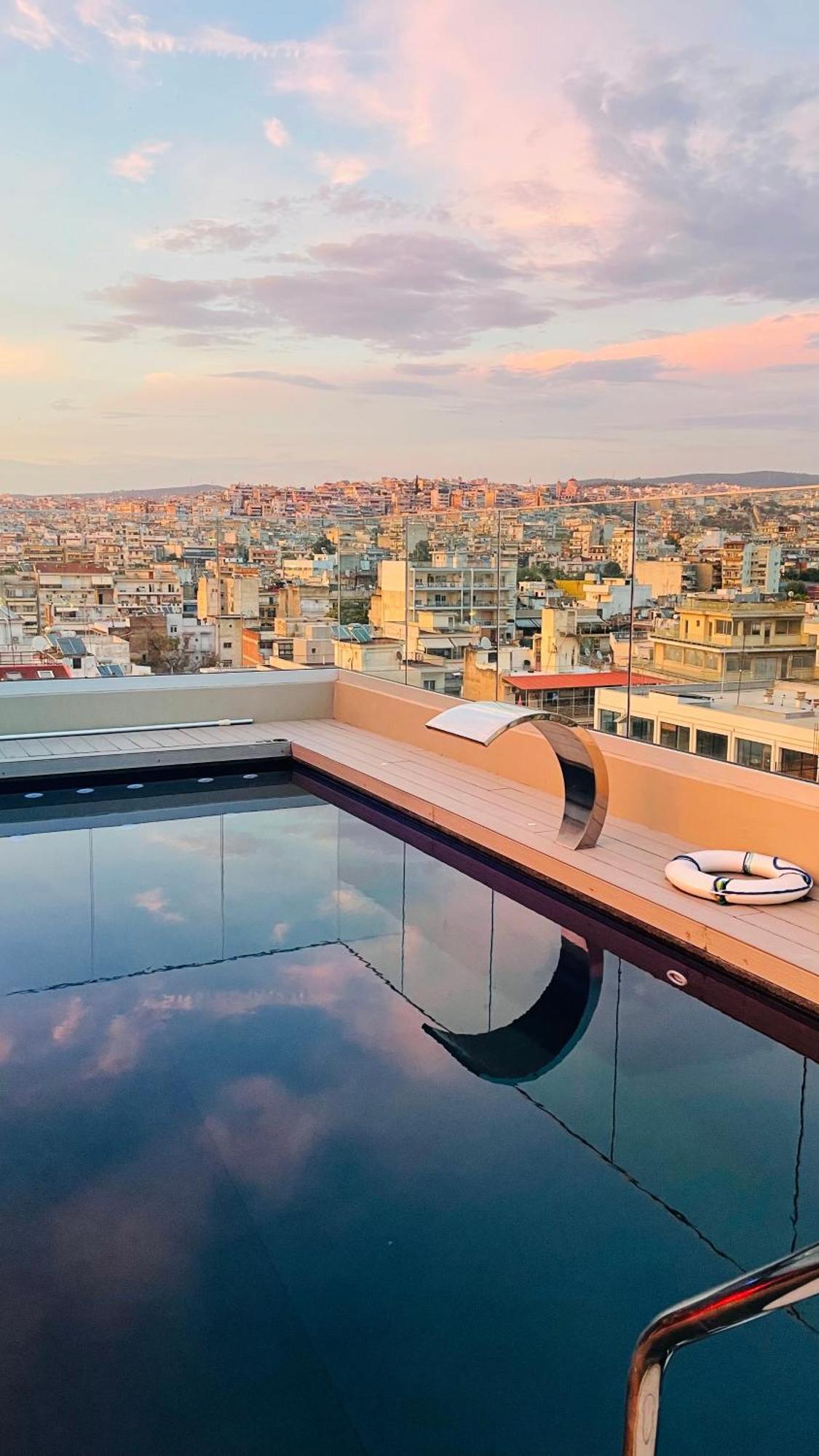 Onoma Hotel سالونيك المظهر الخارجي الصورة View from the rooftop
